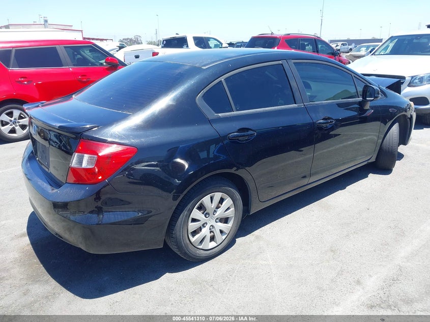 2012 HONDA CIVIC auction photo 4