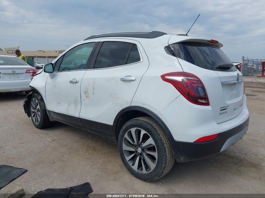 Vin: kl4cjcsb9hb145106, lot: 46039580, buick encore essence 20173