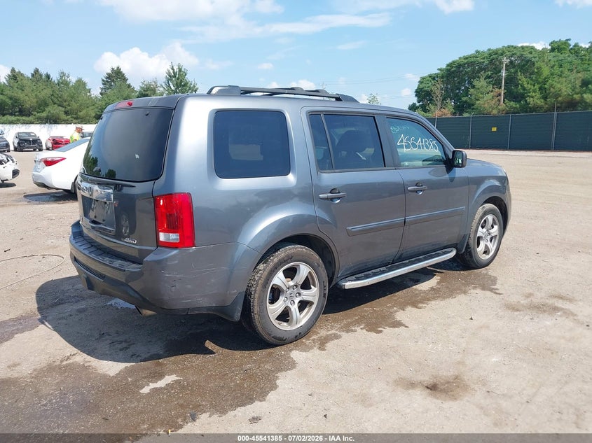 Vin: 5fnyf4h59cb083992, lot: 46039654, honda pilot ex-l 20124
