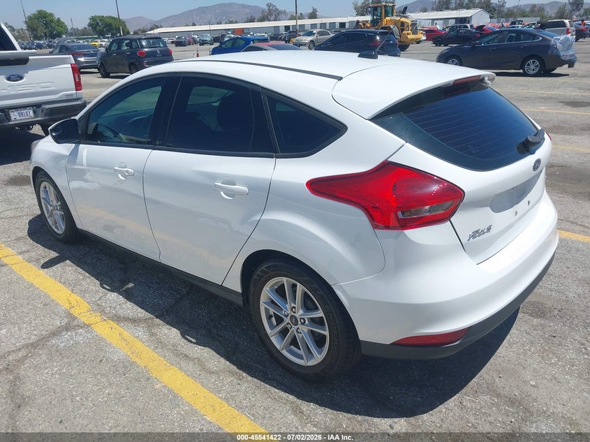 Vin: 1fadp3k25jl328968, lot: 46039691, ford focus se 20183