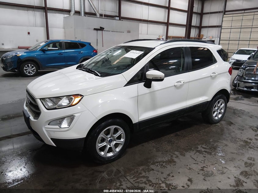 Vin: maj6s3gl5kc290622, lot: 46039701, ford ecosport se 20192