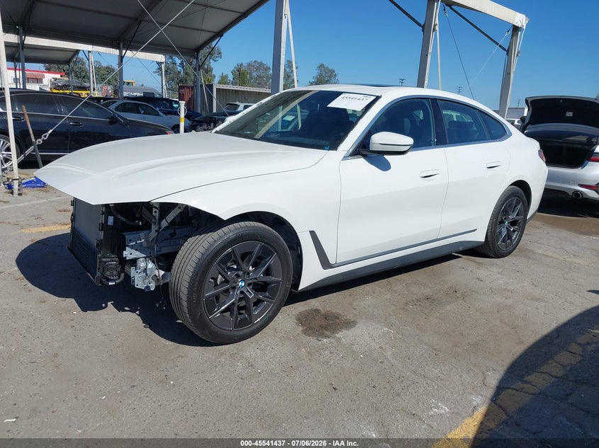 Vin: wby23hd0xsfv77206, lot: 46039706, bmw i4 gran coupe edrive40 20252