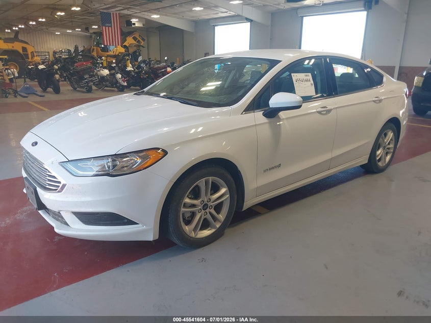 2018 Ford Fusion Hybrid S, Normal Wear & Tear, IAAI, VIN 3FA6P0UU3JR278787 — photo 2