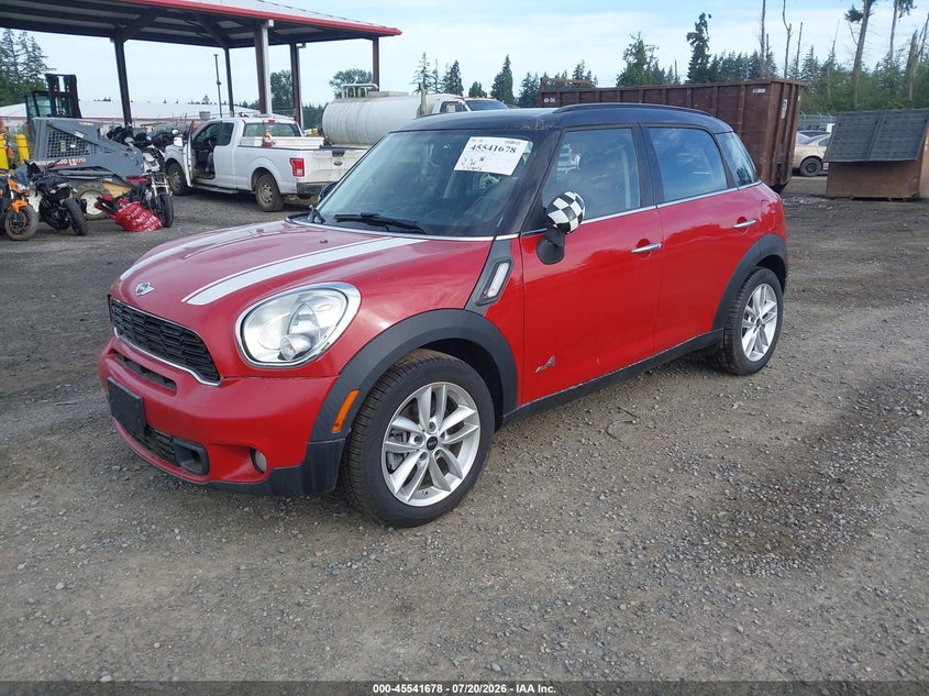 Vin: wmwzc5c51dwp32124, lot: 46039947, mini countryman cooper s 20132