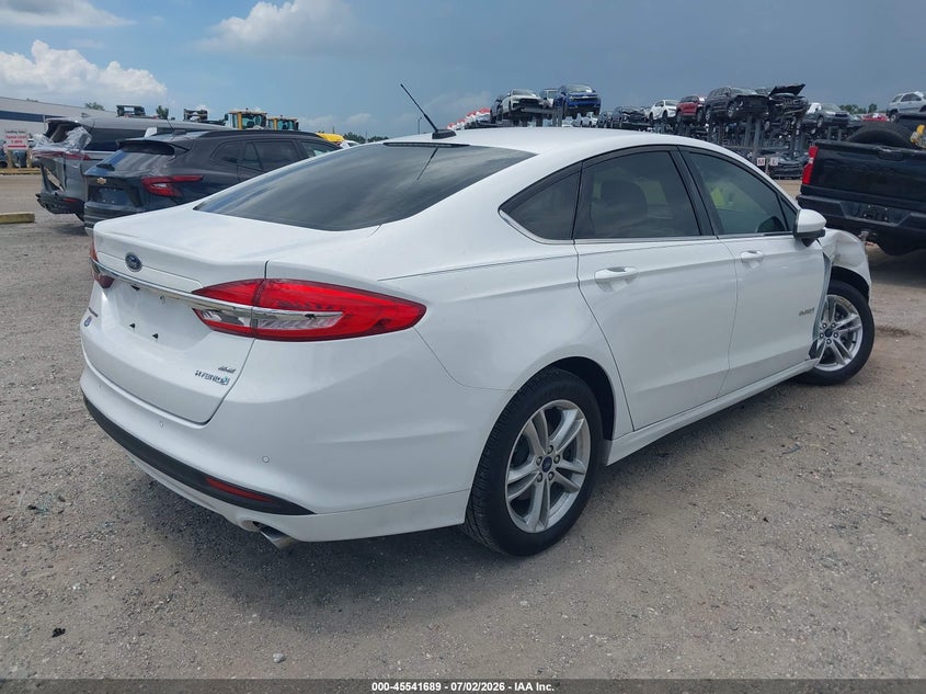 2018 FORD FUSION HYBRID auction photo 4