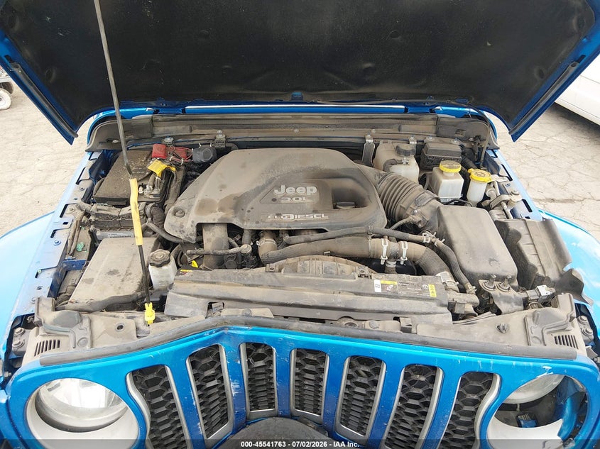2022 Jeep Gladiator Overland 4X4 VIN: 1C6JJTFMXNL154175 Lot: 45541763