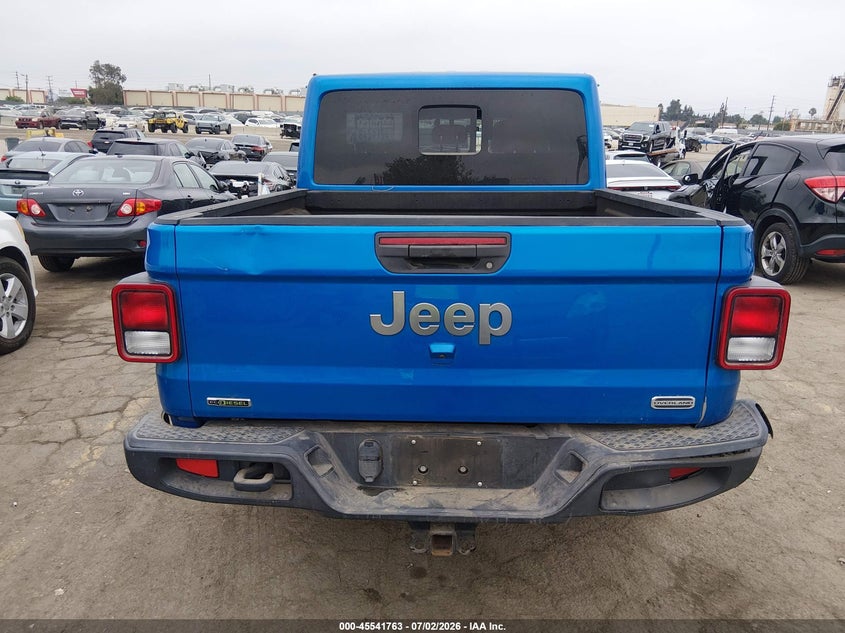 2022 Jeep Gladiator Overland 4X4 VIN: 1C6JJTFMXNL154175 Lot: 45541763