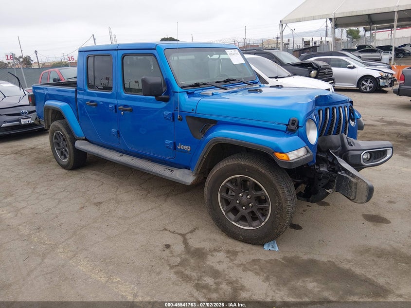 Vin: 1c6jjtfmxnl154175, lot: 46040032, jeep gladiator overland 4x4 2022 img_1