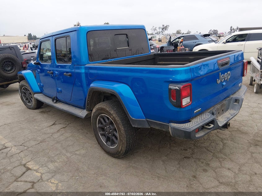 Vin: 1c6jjtfmxnl154175, lot: 46040032, jeep gladiator overland 4x4 20223