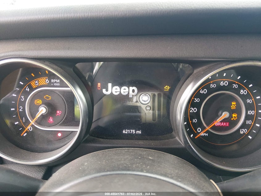 2022 Jeep Gladiator Overland 4X4 VIN: 1C6JJTFMXNL154175 Lot: 45541763