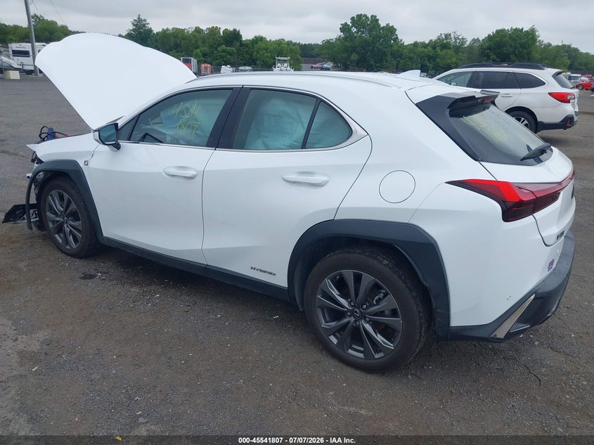 Vin: jthr9jbh3m2052611, lot: 46040076, lexus ux 250h f sport 20213