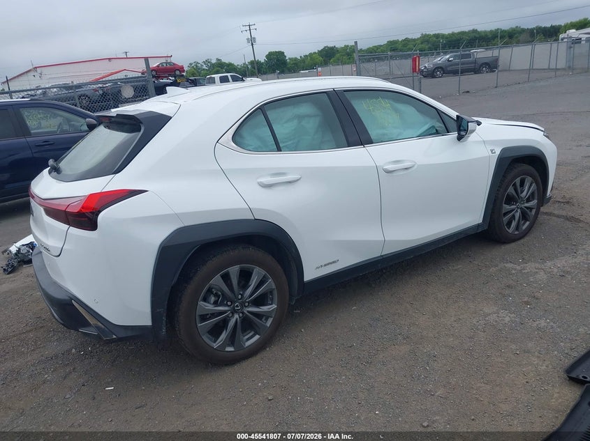 Vin: jthr9jbh3m2052611, lot: 46040076, lexus ux 250h f sport 20214
