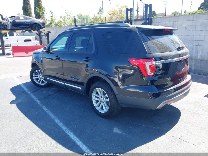 Vin: 1fm5k7d86hga69895, lot: 46040143, ford explorer xlt 20173