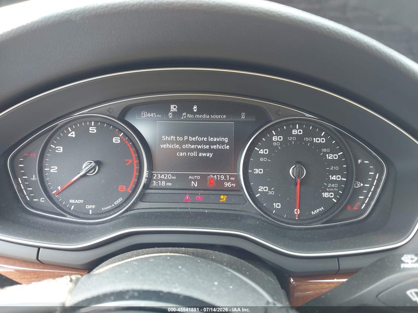 2023 Audi A4 Premium 40 Tfsi Quattro S Tronic VIN: WAUABAF40PA011600 Lot: 45541881