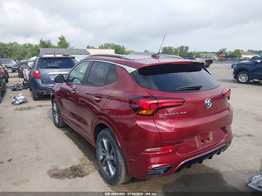 Vin: kl4mmesl9pb141247, lot: 46040153, buick encore gx select awd 20233