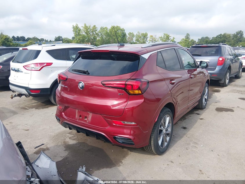Vin: kl4mmesl9pb141247, lot: 46040153, buick encore gx select awd 20234