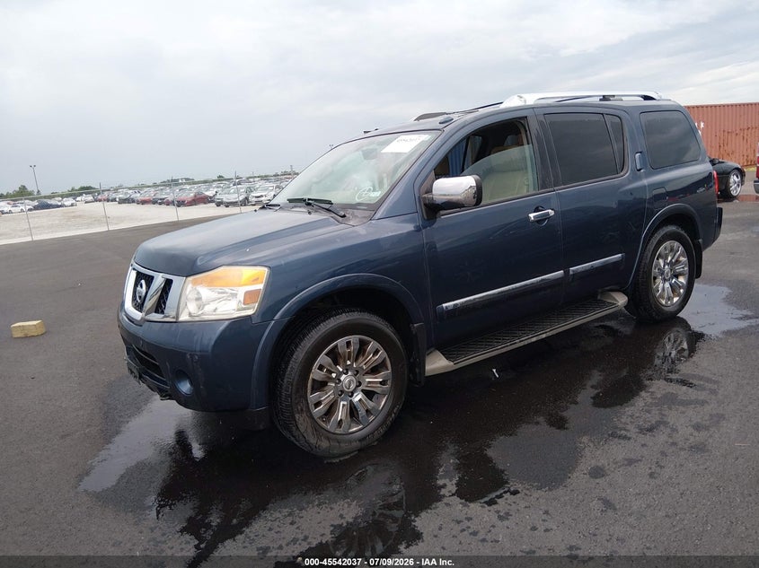 2015 Nissan Armada, Звичайний знос, IAAI, VIN 5N1BA0NC8FN600667 — фото 2