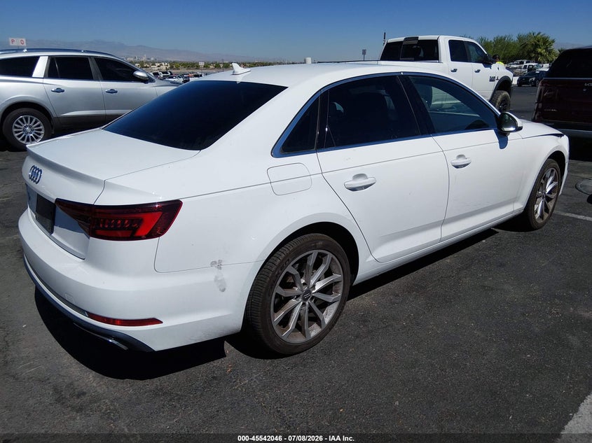 Vin: waugmaf40kn006967, lot: 46040315, audi a4 40 premium/40 titanium premium 20194