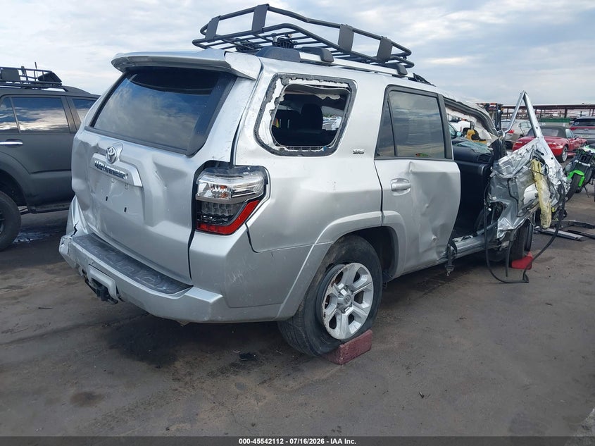 Vin: jtezu5jr6l5222017, lot: 46040381, toyota 4runner sr5 20204