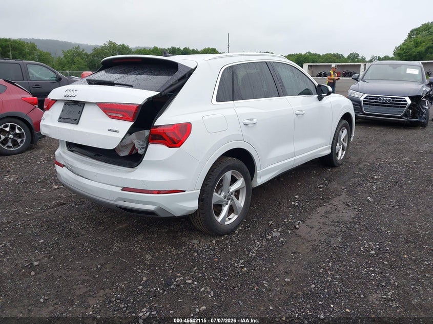 Vin: wa1aecf38l1003407, lot: 46040384, audi q3 premium 45 tfsi quattro tiptronic 20204