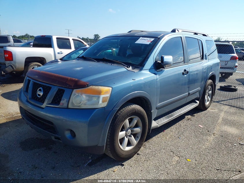 Vin: 5n1ba0nd3cn608311, lot: 46040404, nissan armada sv 20122