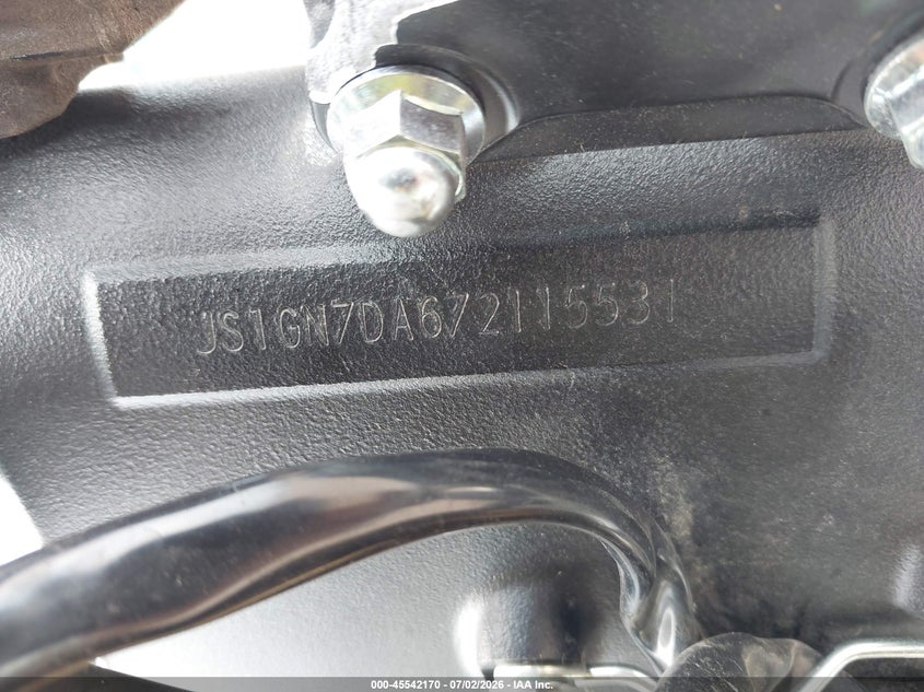 2007 Suzuki Gsx-R600 VIN: JS1GN7DA672115531 Lot: 45542170