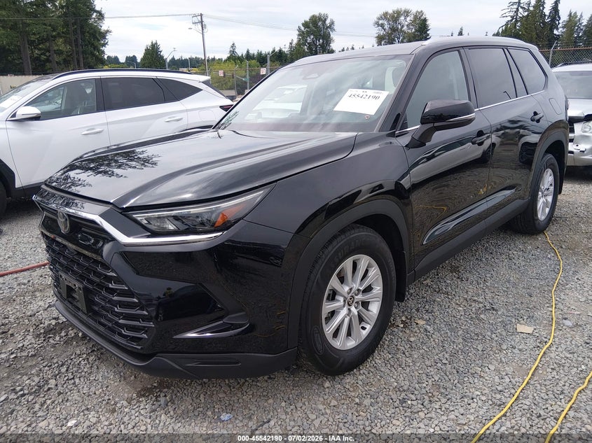 Vin: 5tdacab52rs027186, lot: 46040459, toyota grand highlander hybrid xle 20242