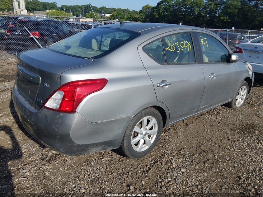 2012 NISSAN VERSA auction photo 4