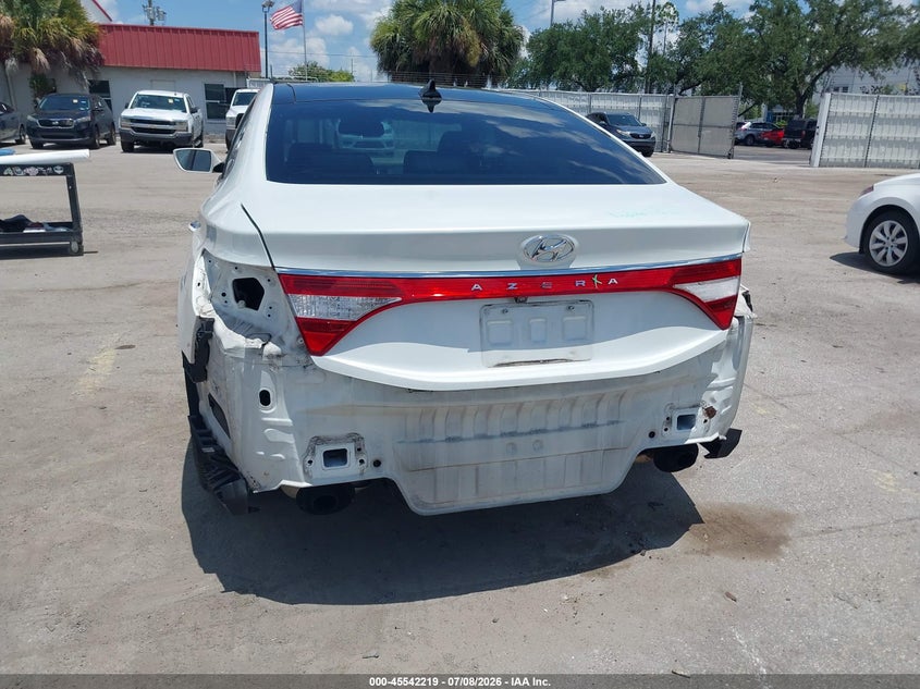 2013 Hyundai Azera VIN: KMHFH4JG9DA326378 Lot: 45542219