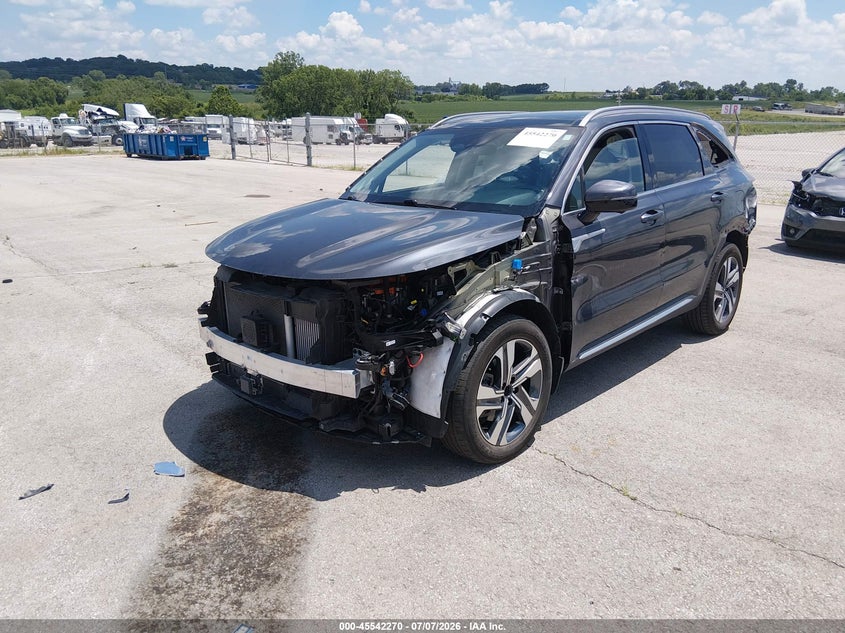 Vin: kndrmdlh3n5105677, lot: 46040539, kia sorento plug-in hybrid sx prestige 20222