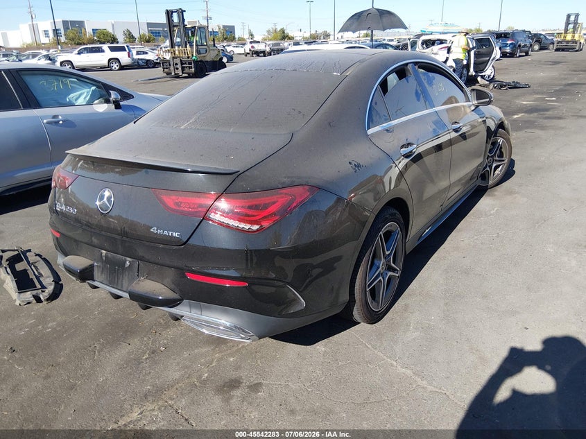 Vin: w1k5j4hb9nn296488, lot: 46040552, mercedes-benz cla 250 coupe 4matic 20224