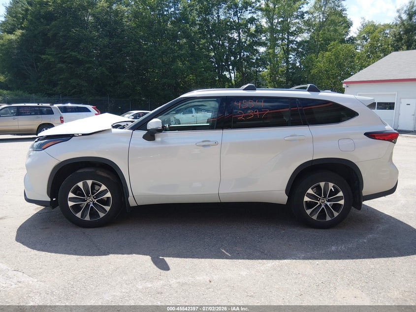 TOYOTA HIGHLANDER 2021 VIN 5TDGZRBH8MS543224