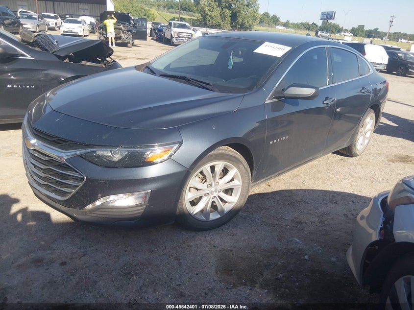 2019 Chevrolet Malibu, Правый зад, IAAI, VIN 1G1ZD5ST2KF109763 — фото 2