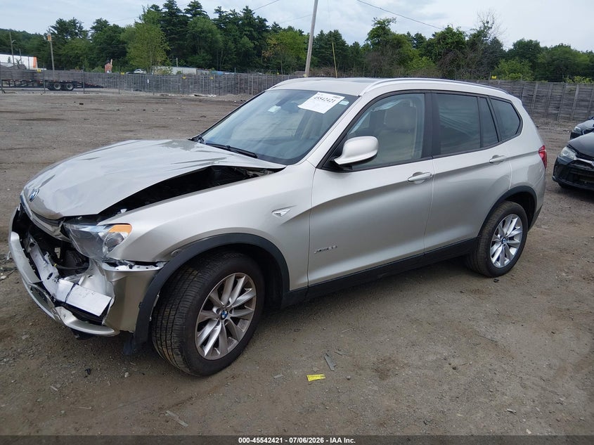 2014 Bmw X3 Xdrive28i 5UXWX9C59E0D42668 photo 1