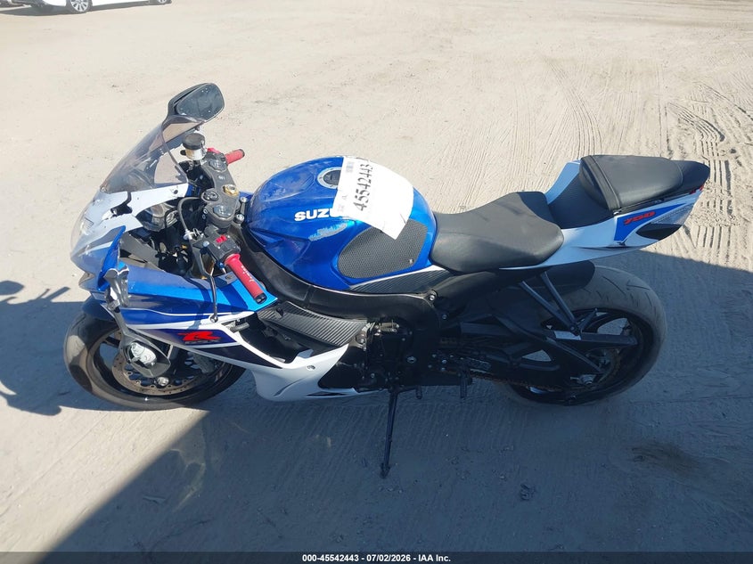 2025 Suzuki Gsx-R750 VIN: JS1GR7MA6S7100012 Lot: 45542443