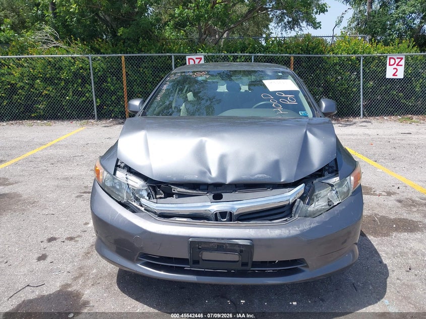 2012 HONDA CIVIC SEDAN 1.8L I-4 VVT, 140HP