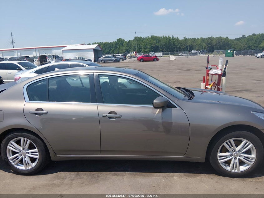 2013 Infiniti G37X VIN: JN1CV6AR6DM351687 Lot: 45542547