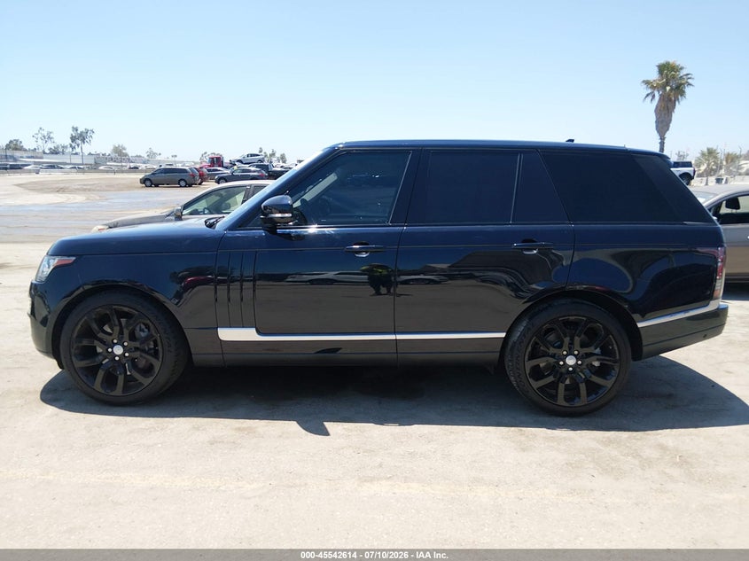 2016 Land Rover Range Rover 3.0L V6 Supercharged Hse VIN: SALGS2PF8GA288281 Lot: 45542614
