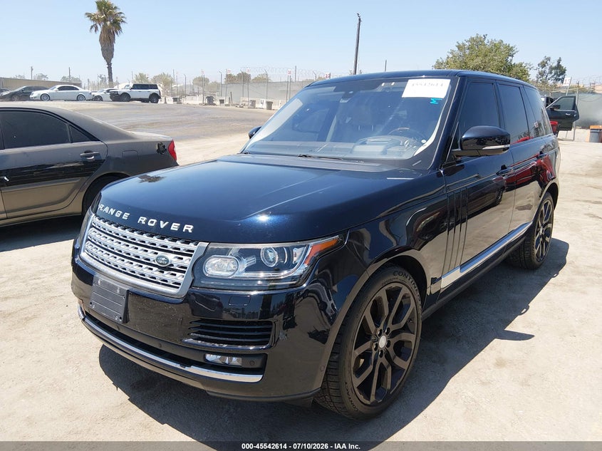 2016 Land Rover Range Rover, Right Front, IAAI, VIN SALGS2PF8GA288281 — photo 2