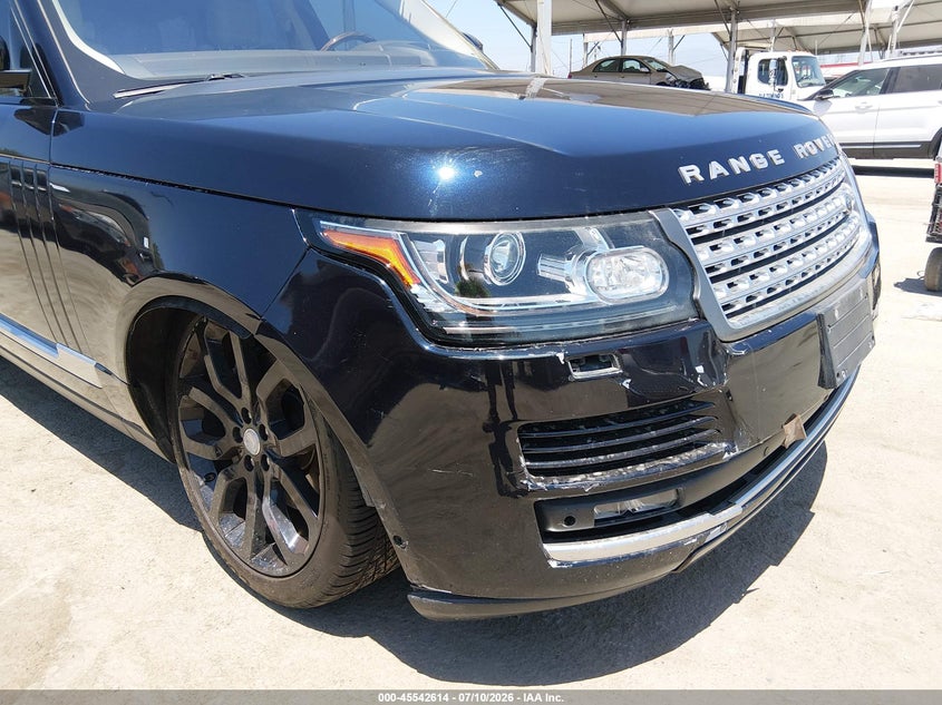 2016 Land Rover Range Rover 3.0L V6 Supercharged Hse VIN: SALGS2PF8GA288281 Lot: 45542614