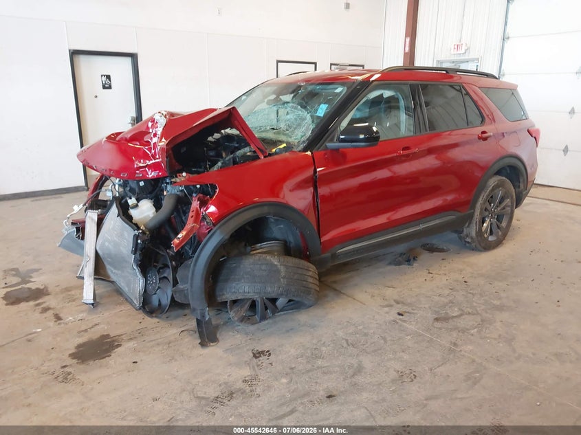 Vin: 1fmsk8dh6rga65274, lot: 46040915, ford explorer xlt 20242