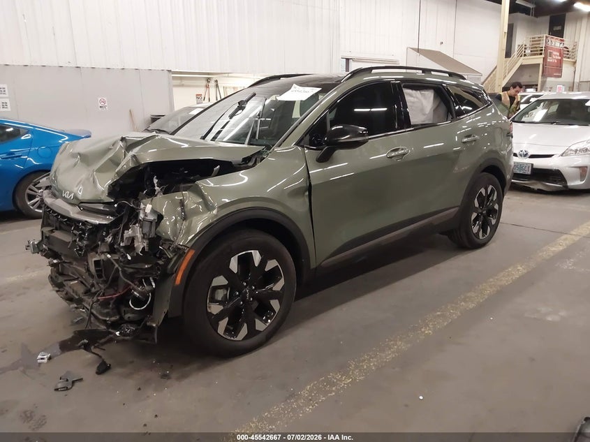 Vin: kndpydah5p7104813, lot: 46040936, kia sportage plug-in hybrid x-line 20232