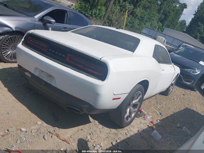 Vin: 2c3cdzag8fh885039, lot: 46040949, dodge challenger sxt 20154