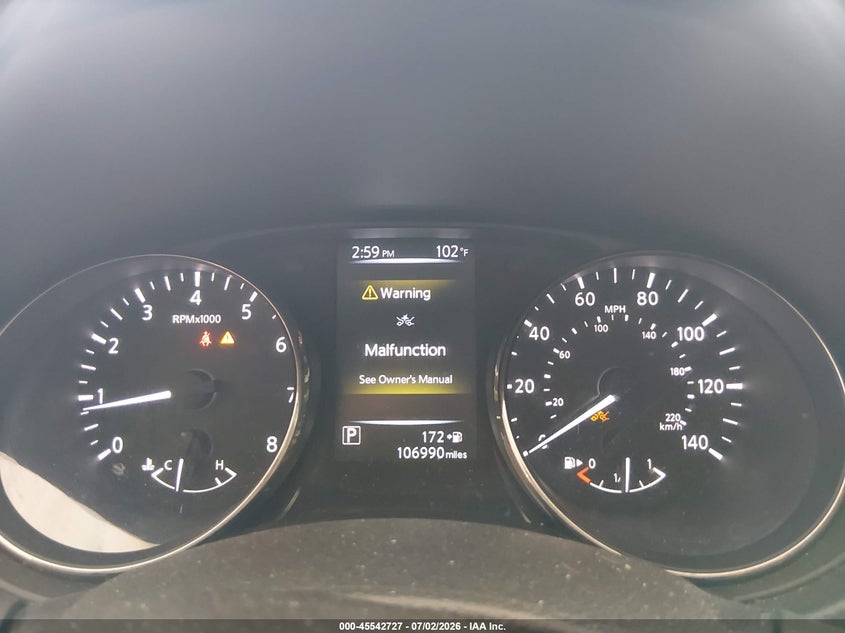 2017 NISSAN ROGUE auction photo 7