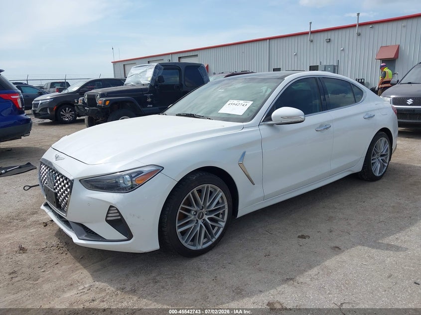 Vin: kmtg34la0lu060246, lot: 46041012, genesis g70 2.0t awd 20202