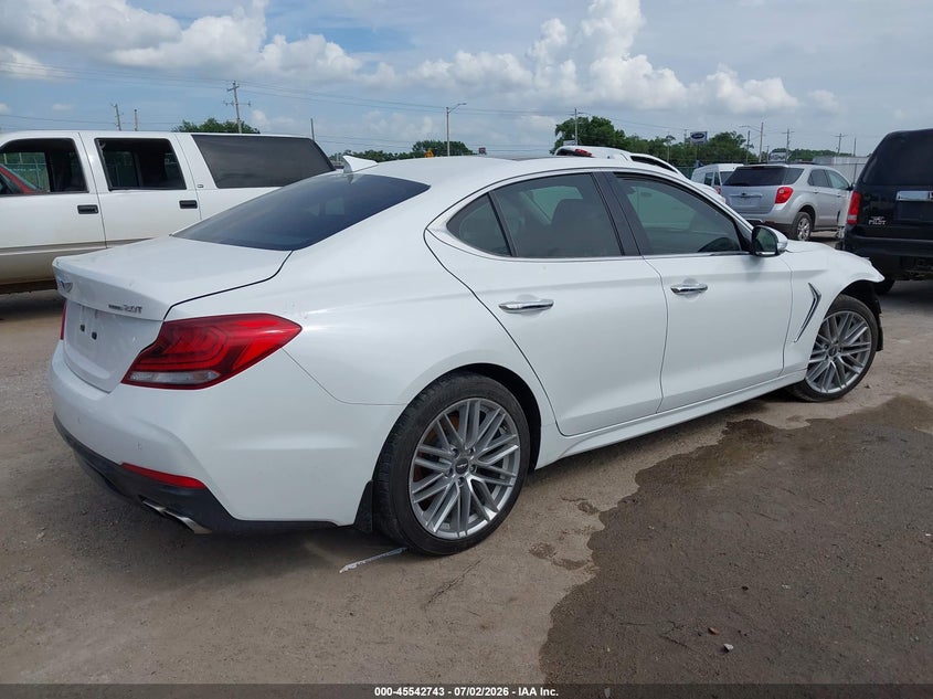 Vin: kmtg34la0lu060246, lot: 46041012, genesis g70 2.0t awd 20204