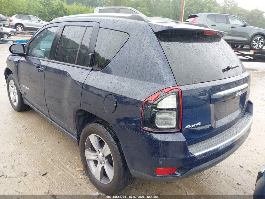 Vin: 1c4njdeb3gd696974, lot: 46041060, jeep compass high altitude edition 20163