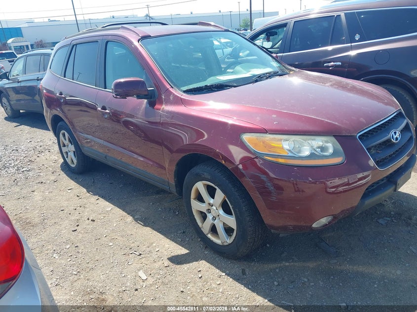 2009 HYUNDAI SANTA FE SPORT UTILITY VEHICLE 3.3L V-6 DOHC, VVT, 242HP