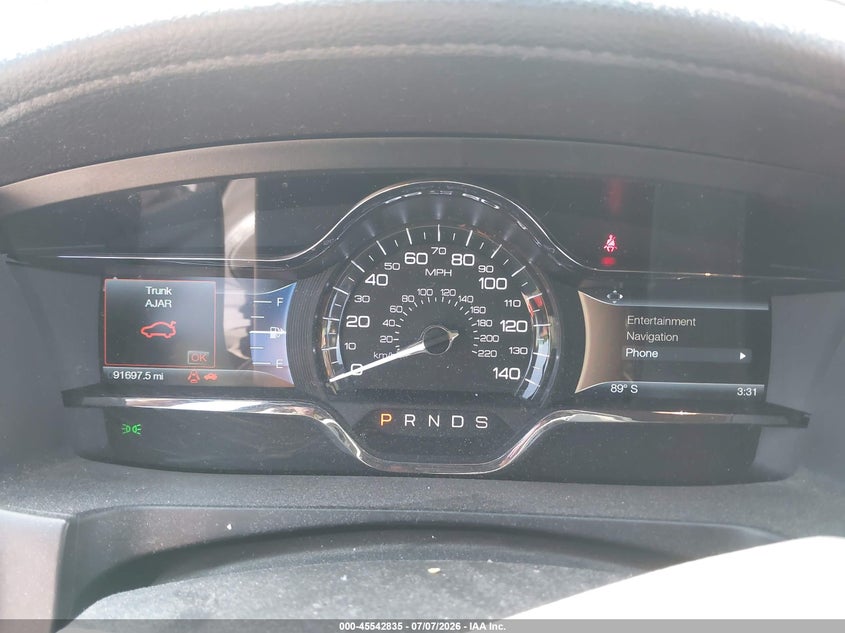 2014 Lincoln Mks VIN: 1LNHL9EK7EG603871 Lot: 45542835