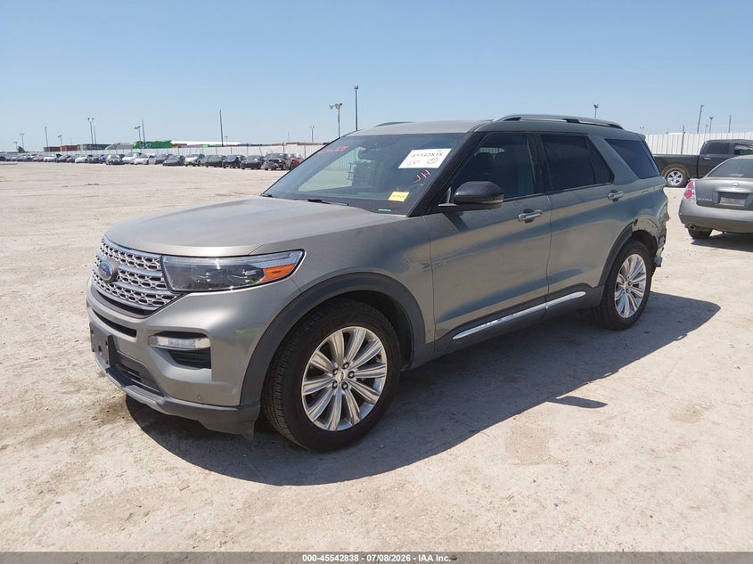 2020 Ford Explorer, Удар сзади, IAAI, VIN 1FMSK7FH9LGA70645 — фото 2